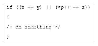 Picture 2 – MISRA C 2012 - rule 13 code example